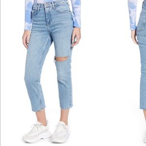 Topshop Straight Leg Jeans